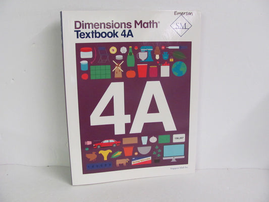 Dimensions Math Textbook 4A Singapore 4th Grade Mathematics Textbooks