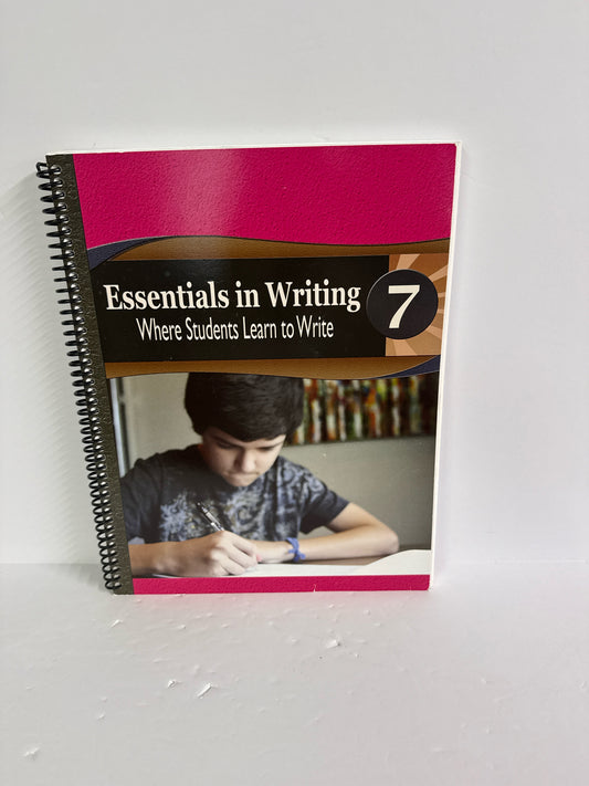 Essentials in Writing 7 EIW Student Text  Pre-Owned 7th Grade Language Textbooks