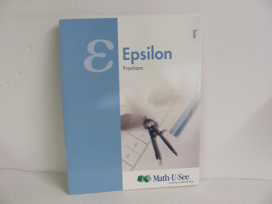 Epsilon Math U See Tests  Pre-Owned Demme Elementary Mathematics Textbooks