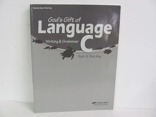 Language C Abeka Quiz/Test Key  Pre-Owned 6th Grade Language Textbooks