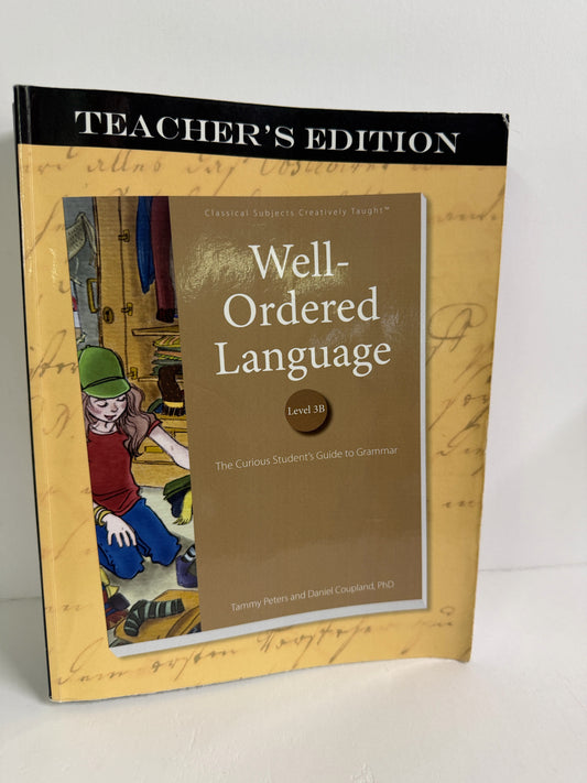 Well-Ordered Language Classical Academic Peters and Coupland Language Textbooks