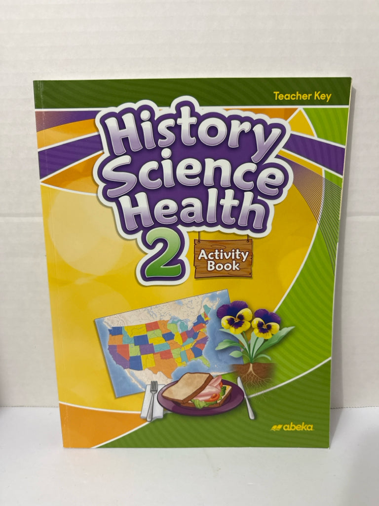 History, Science, Health 2 Abeka Activity Book Key Pre-Owned Science Textbooks