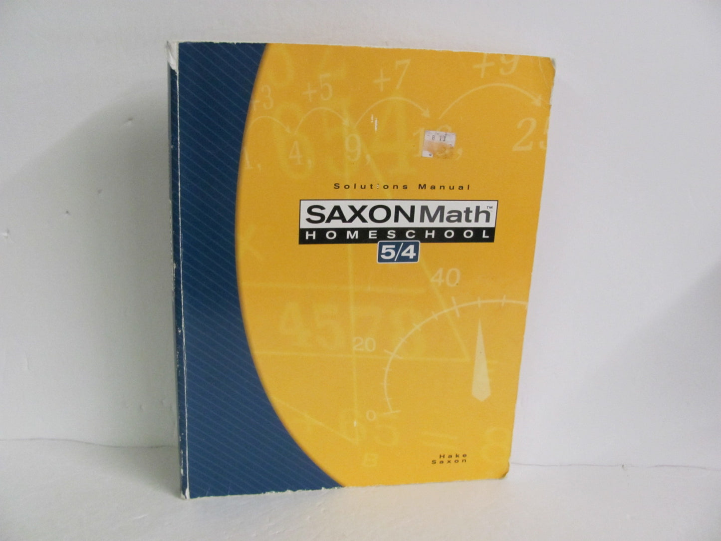 Math 54 Saxon Solutions Manual  Pre-Owned 4th Grade Mathematics Textbooks