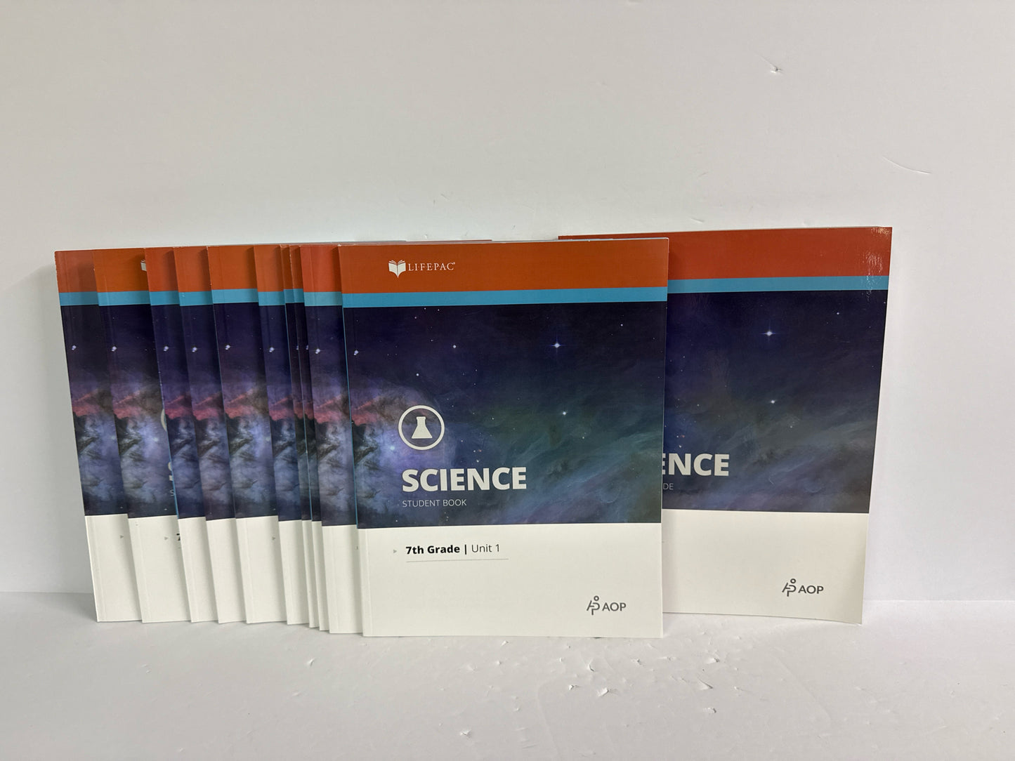 Science Alpha Omega Set  Pre-Owned 7th Grade Science Textbooks