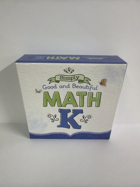 Math K The Good and the Beautiful Manipulative Set  Pre-Owned Good and Beautiful