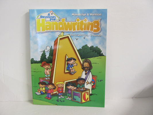 Handwriting Manuscript A A Reason For Student Book Pre-Owned Penmanship Books