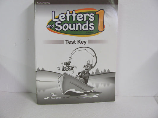 Letters and Sounds 1 Abeka Test Key Pre-Owned 1st Grade Language Textbooks