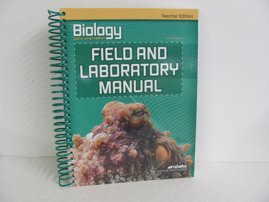 Biology Lab Manual Abeka Teacher Edition  Pre-Owned 10th Grade Science Textbooks