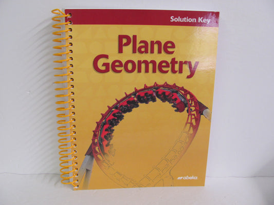 Plane Geometry Abeka Solution Key Pre-Owned High School Mathematics Textbooks