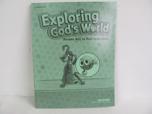 Exploring God's World Abeka Answer Key  Pre-Owned 3rd Grade Science Textbooks