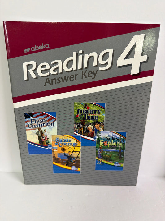 Reading 4 Abeka Answer Key  Pre-Owned 4th Grade Reading Textbooks