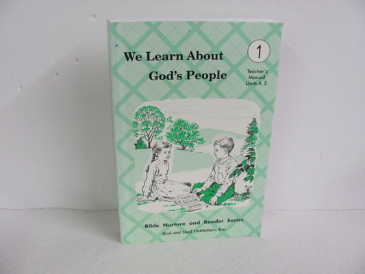 We Learn About God's People Rod & Staff 1st Grade Reading Textbooks