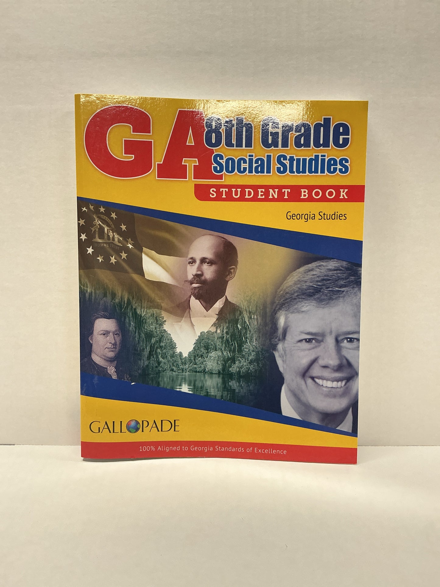 GA 8th Grade Social Studies Gallopade Student Book Pre-Owned History Textbooks