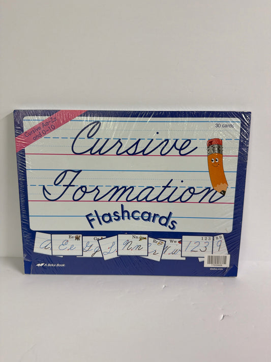 Cursive Formation Abeka Flashcards Pre-Owned 1st Grade Penmanship Books