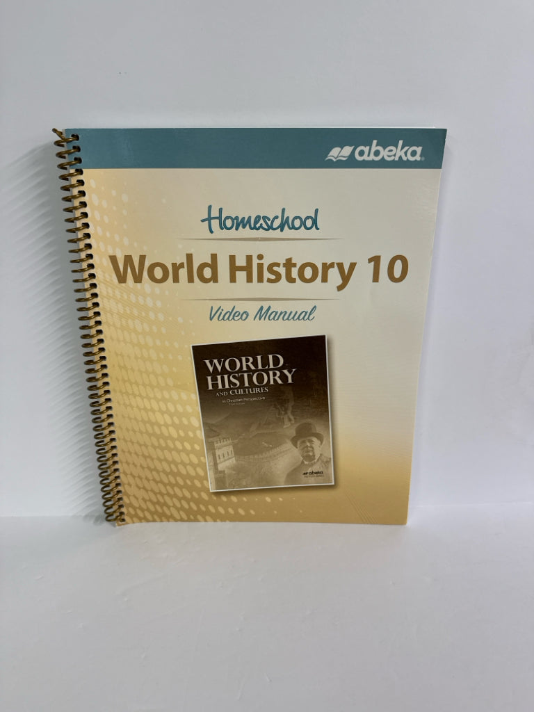 World History 10 Abeka Video Manual- Pre-Owned 10th Grade Educator Resources