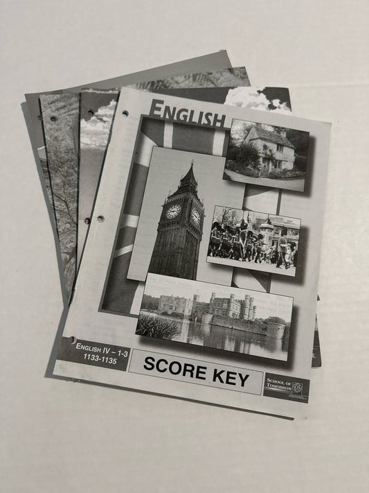 English ACE Score Key  Pre-Owned 12th Grade Language Textbooks