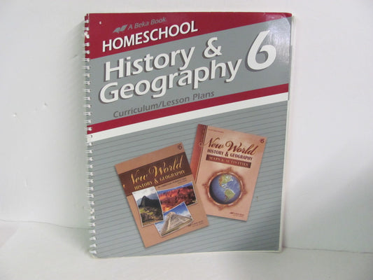 History & Geography Abeka Curriculum Pre-Owned 6th Grade History Textbooks