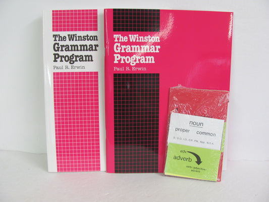 The Winston Grammar Program Basic Set  Pre-Owned Erwin Language Textbooks