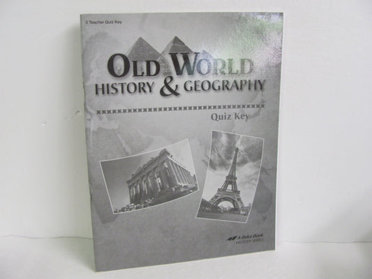 Old World History Abeka Quiz Key Pre-Owned 5th Grade History Textbooks