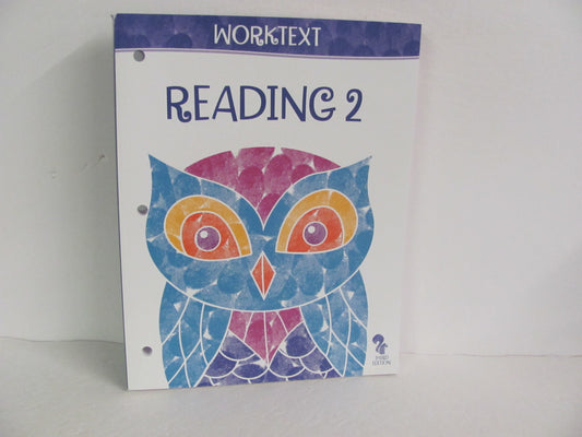 Reading 2 BJU Press Worktext  Pre-owned 2nd Grade Reading Textbooks