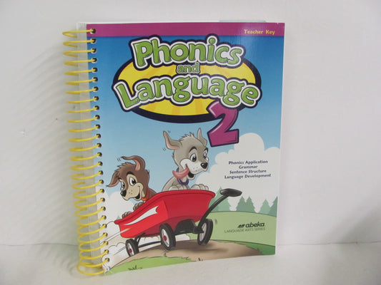 Phonics and Language Abeka Teacher Key  Pre-Owned 2nd Grade Language Textbooks