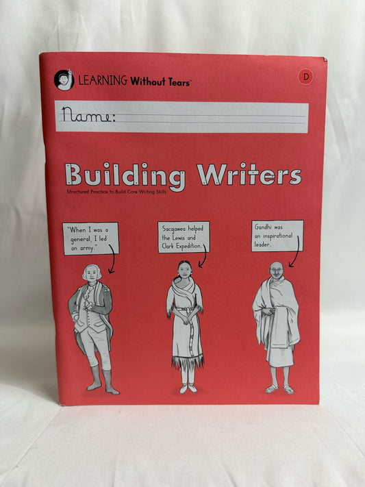 Building Writers Learning Without Tears Pre-Owned 3rd Grade Language Textbooks