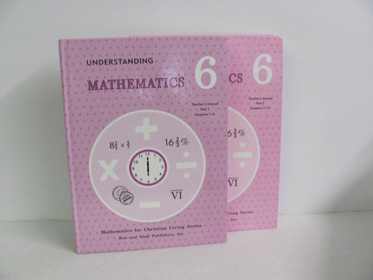 Math 6 Rod & Staff Teacher Manual  Pre-Owned 6th Grade Mathematics Textbooks