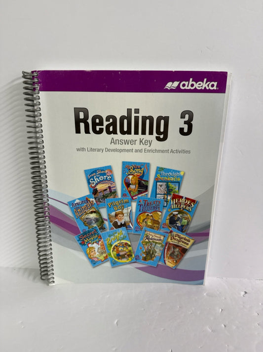 Reading 3 Abeka Answer Key  Pre-Owned 3rd Grade Reading Textbooks