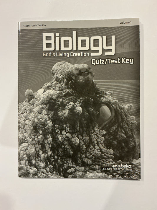 Biology God's Living Creation  Abeka 10th Grade Biology/Human Body Books