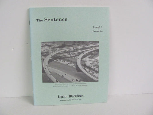 The Sentence Rod & Staff Student Book Pre-Owned Middle School Language Textbooks