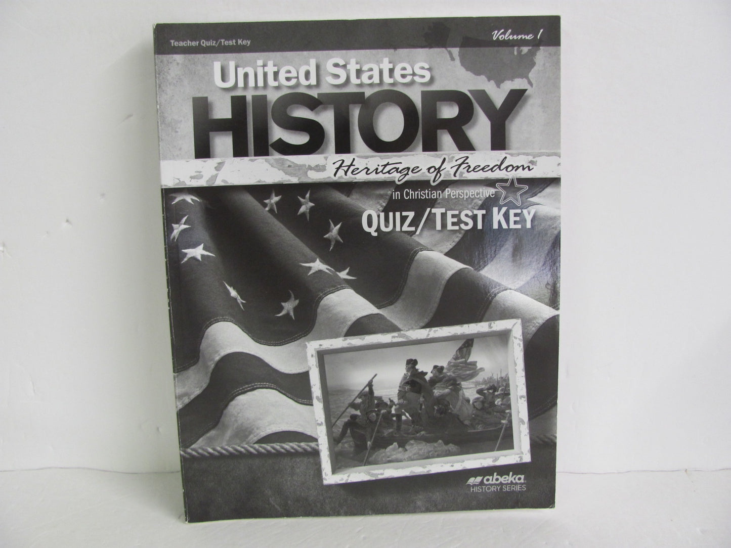 United States History Vol 1 Abeka Quiz/Test Key  Pre-Owned History Textbooks