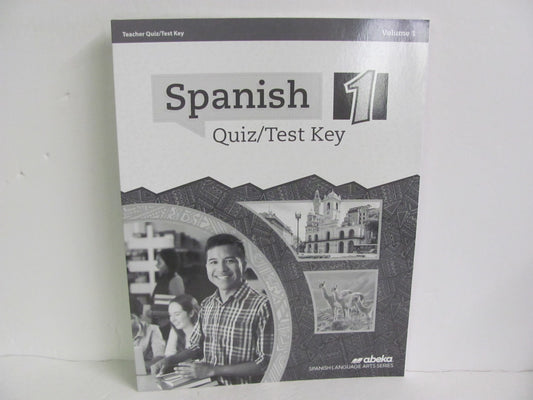 Spanish 1 Volume 1 Abeka Quiz/Test Key  Pre-Owned High School Spanish Books