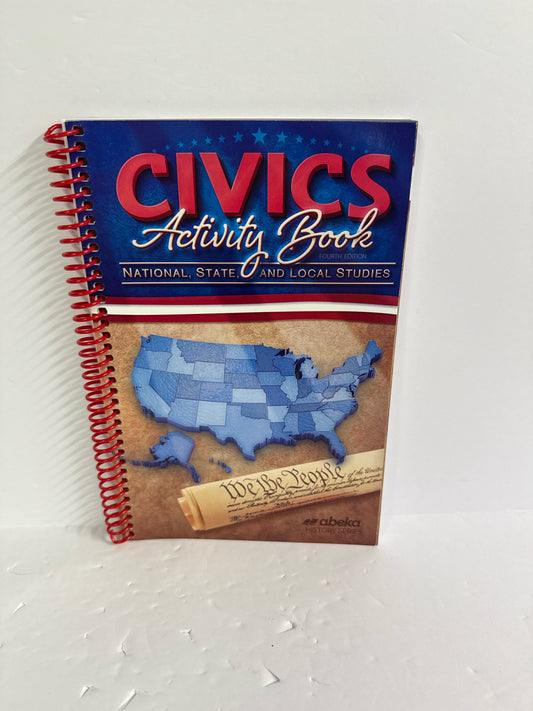 Civics Abeka Activity Book  Pre-Owned 8th Grade History Textbooks