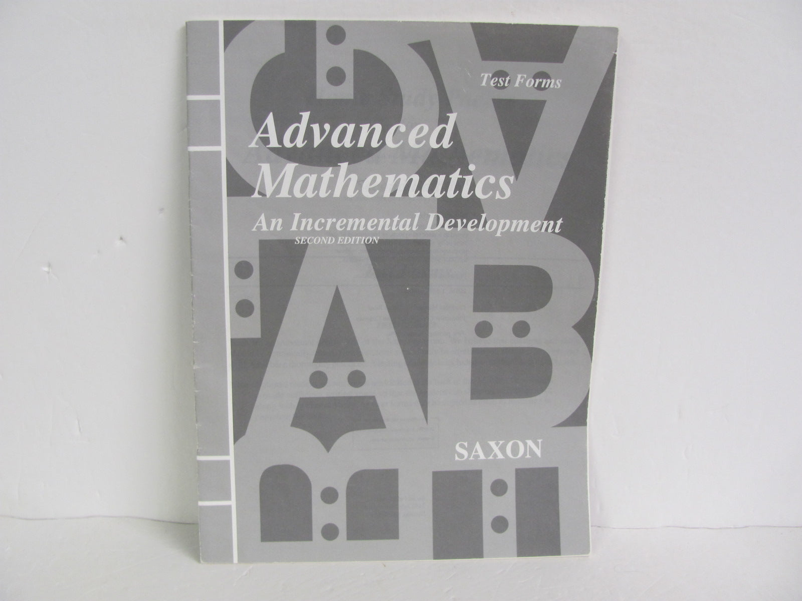 Advanced Mathematics Saxon Tests Pre-Owned High School Mathematics ...