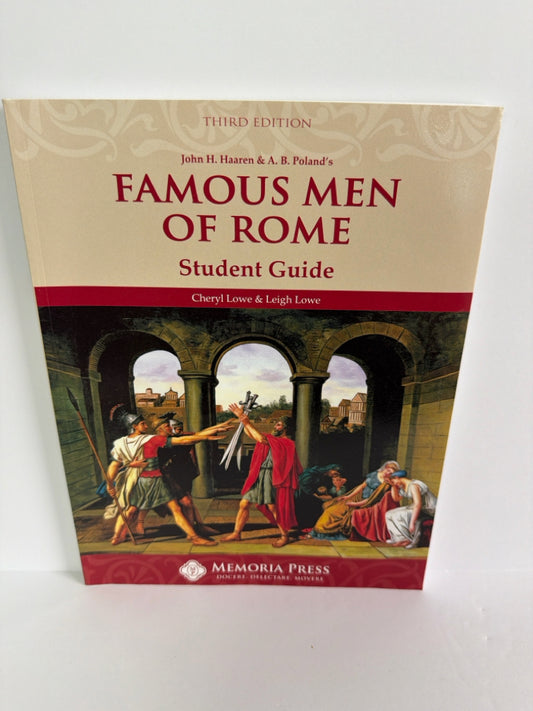 Famous Men of Rome Memoria Press Student Guide Pre-Owned Memoria Press