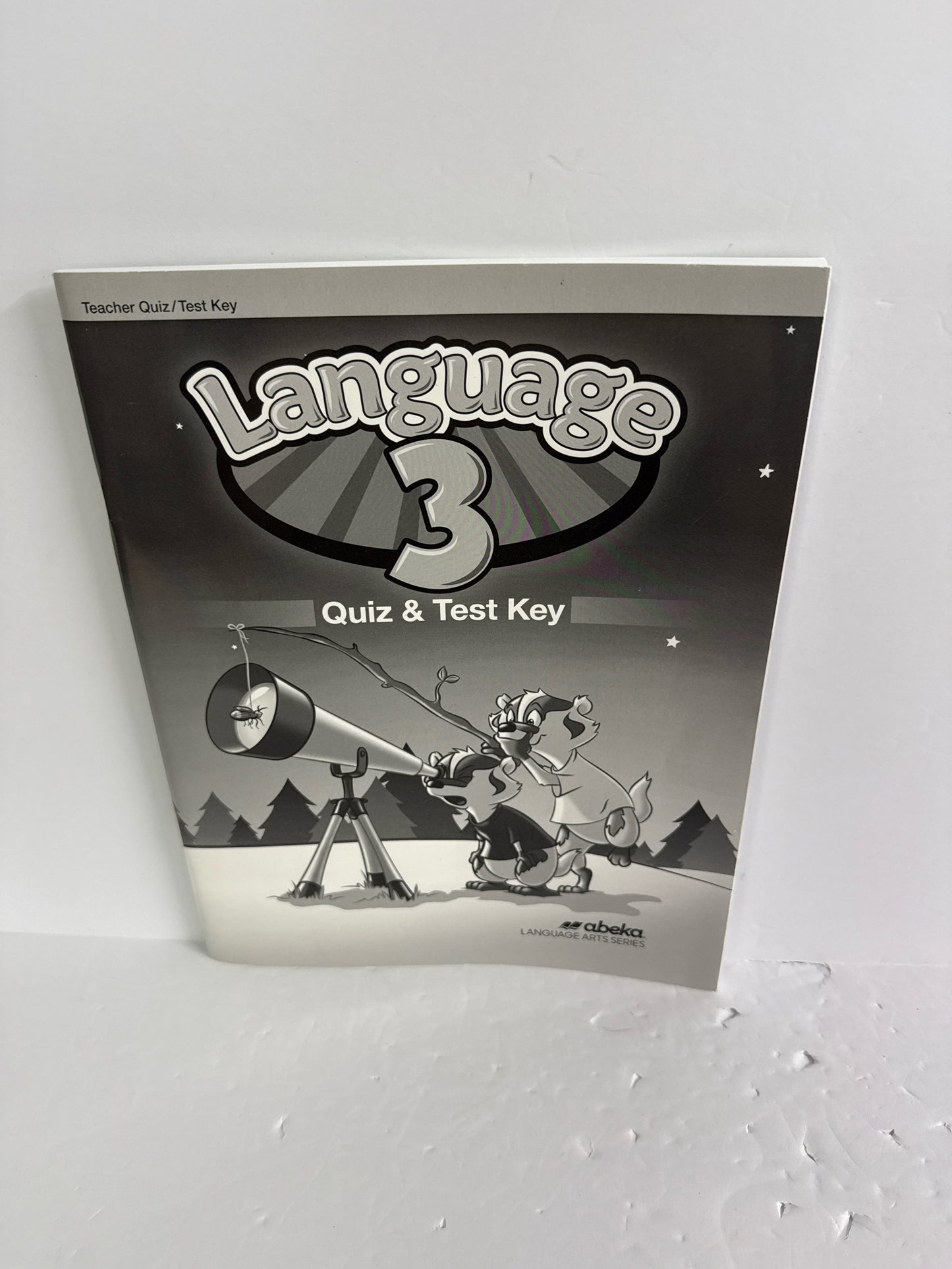 Language 3 Abeka Quiz/Test Key  Pre-Owned 3rd Grade Language Textbooks