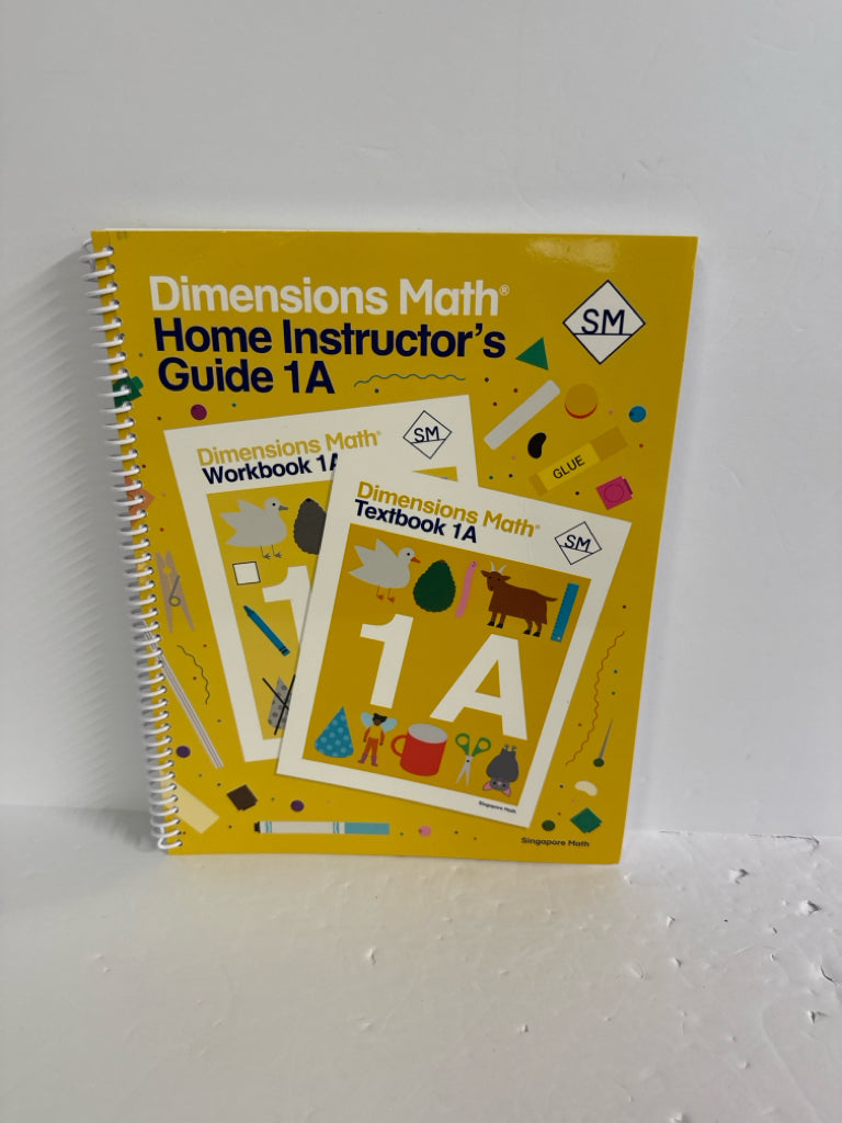 Dimensions Math 1A Singapore Home Instructor's Guide Mathematics Textbooks