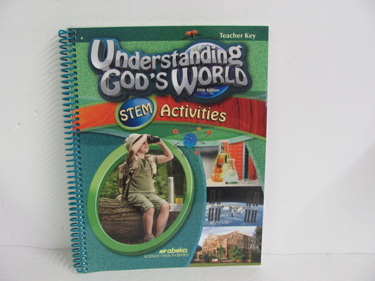 Understanding God's World Abeka Activity Key Pre-Owned Science Textbooks
