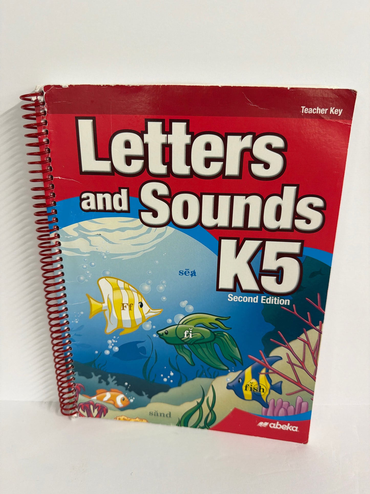 Letters and Sounds K5 Abeka Teacher Key  Pre-Owned Language Textbooks