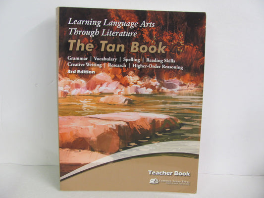The Tan Book Common Sense Teacher Key  Pre-Owned 6th Grade Language Textbooks