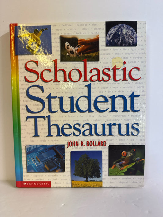 Student Thesaurus Scholastic Pre-Owned Dictionaries