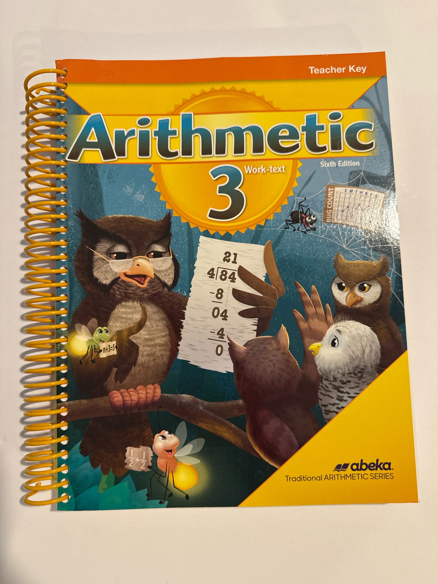 Arithmetic 3 Abeka Teacher Key  Pre-Owned 3rd Grade Mathematics Textbooks