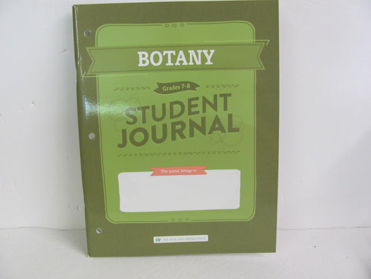 Botany Good and the Beautiful Journal  Pre-Owned 7th Grade Science Textbooks