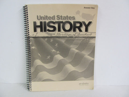 United States History Abeka Answer Key  Pre-Owned 11th Grade History Textbooks