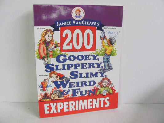 200 Gooey, Slippery, Slimy, Weird Jossey - Bass Pub Pre-Owned Experiments Books