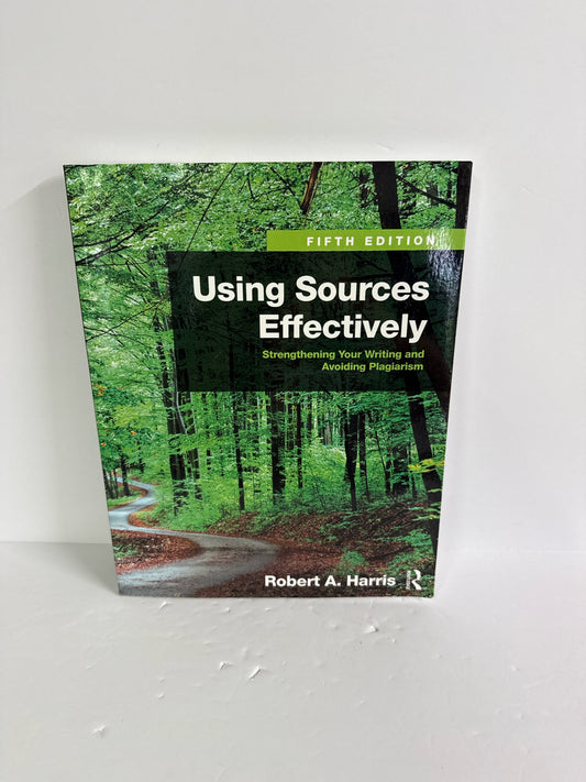 Using Sources Effectively Routledge Pre-Owned High School Language Textbooks