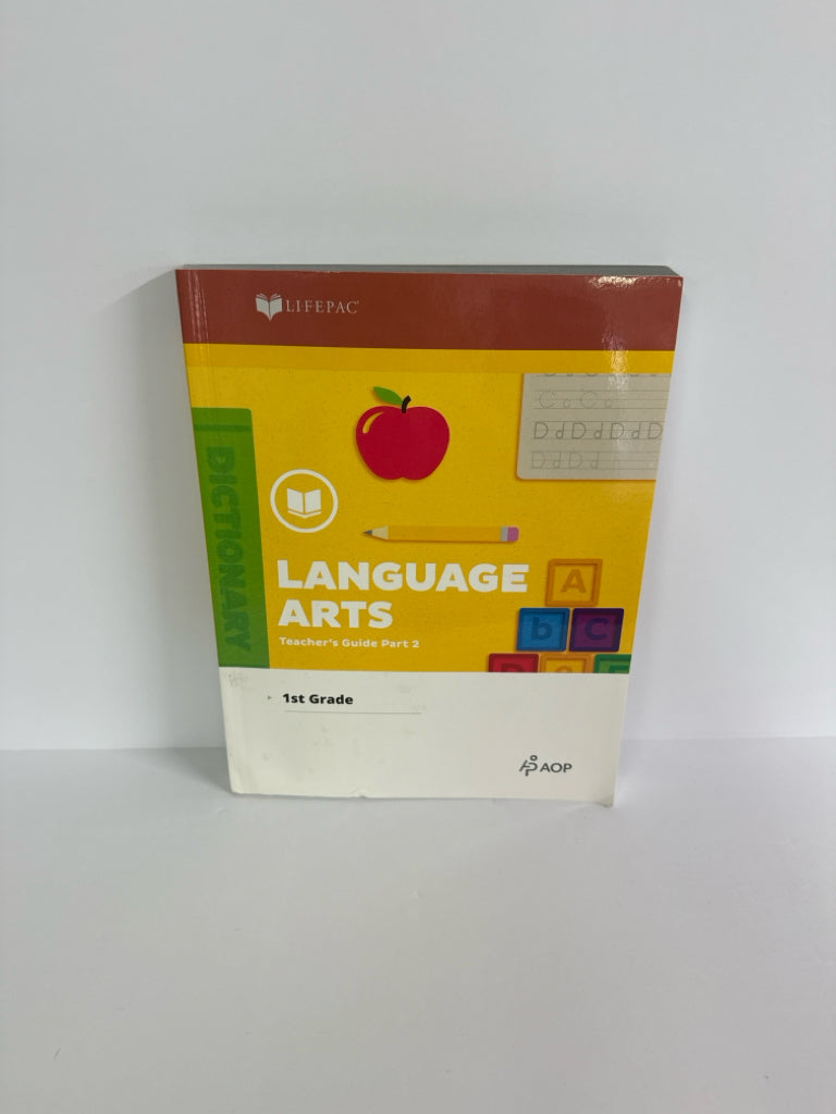 Language Arts Alpha Omega Teacher Guide  Pre-Owned 1st Grade Language Textbooks