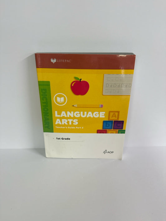 Language Arts Alpha Omega Teacher Guide  Pre-Owned 1st Grade Language Textbooks