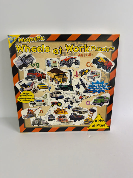 Wheels at Work Puzzle The Orb Factory Ltd. Pre-Owned Games/Puzzles