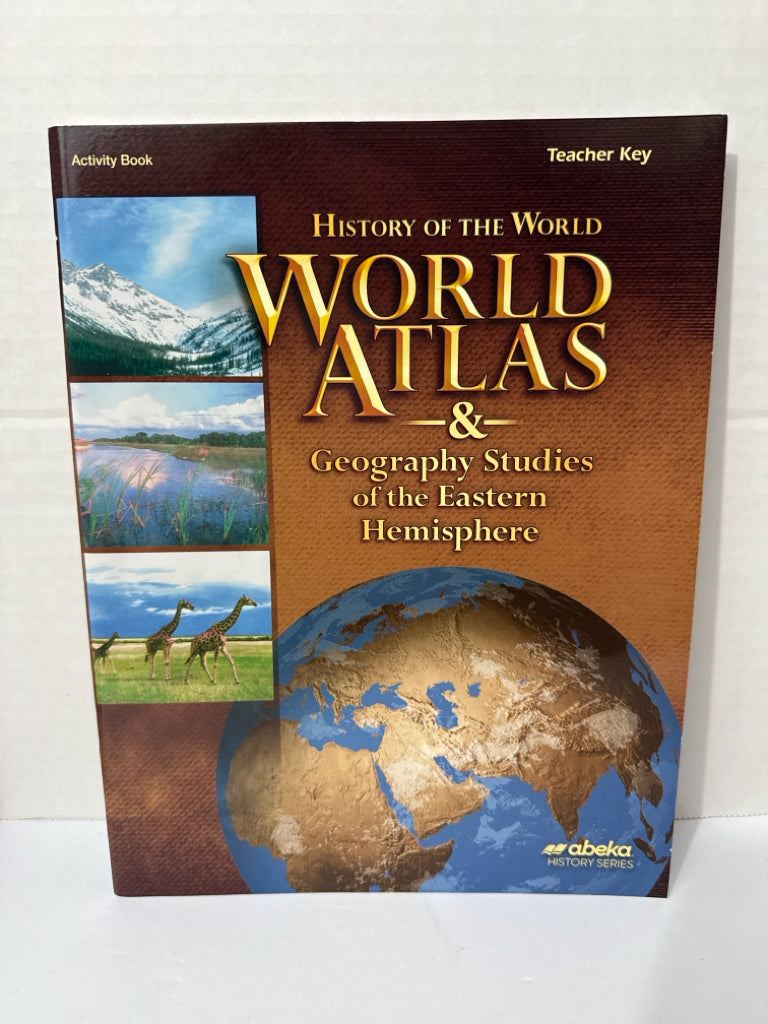 History of the World World Atlas Abeka Teacher Key Pre-Owned History Textbooks